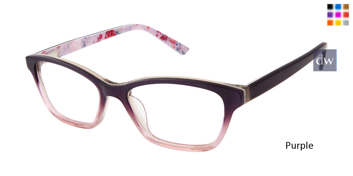 Purple Ted Baker B966 Eyeglasses - Teenager.