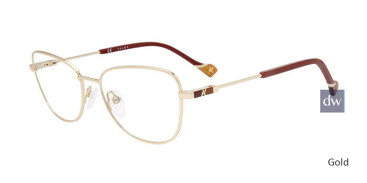 Gold Yalea VYA023L Eyeglasses