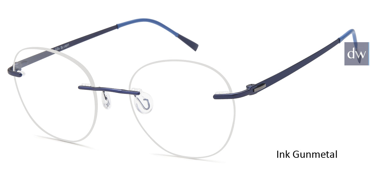 Ink Gunmetal Capri Simply Lite SL 801 Eyeglasses.