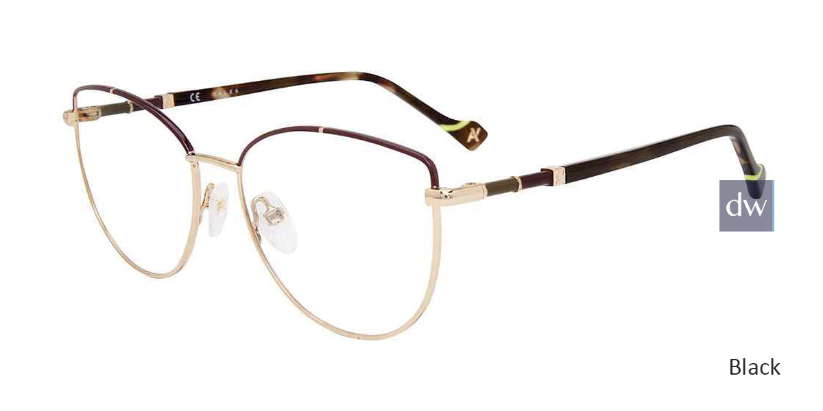 Black Yalea VYA014 Eyeglasses