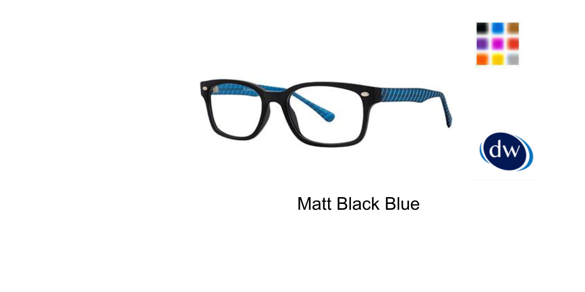 Matt Black Blue