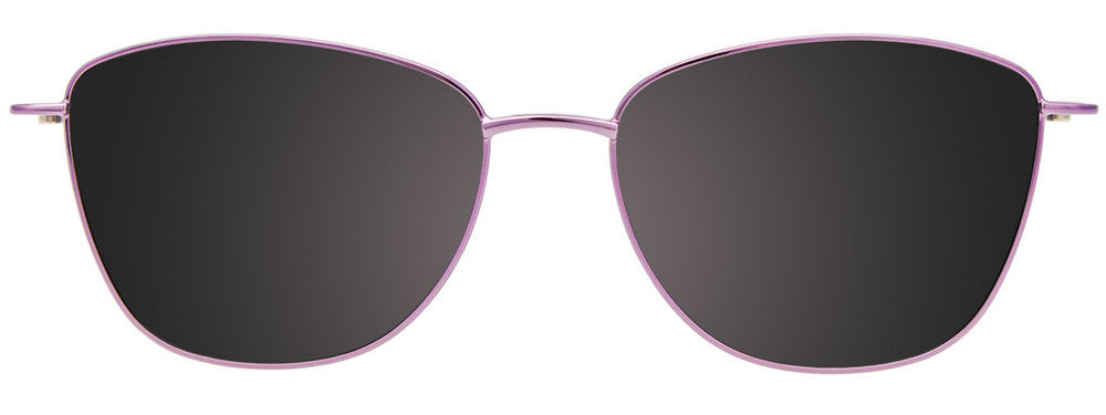 Shiny Lt Lilac Blue Clip On