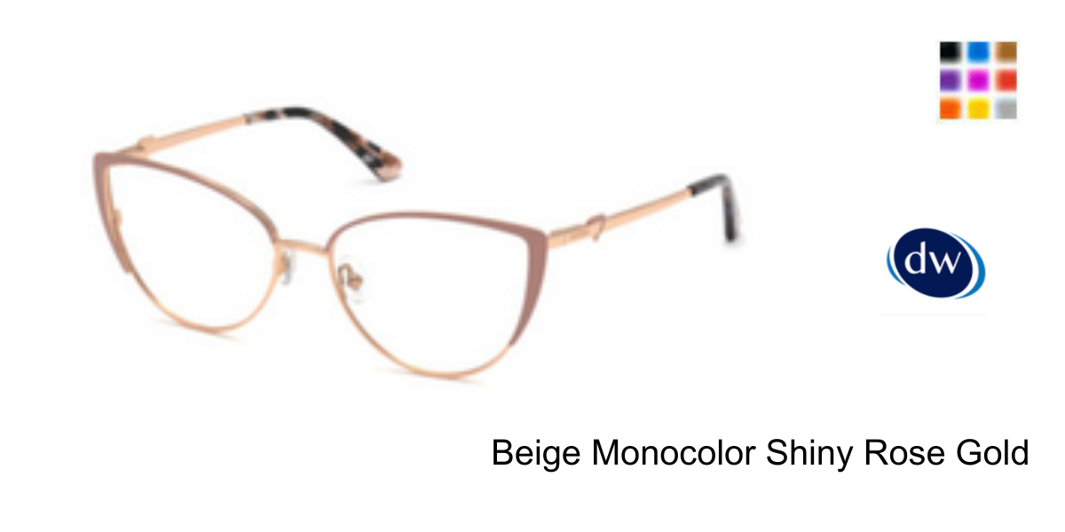 Beige Monocolor Shiny Rose Gold