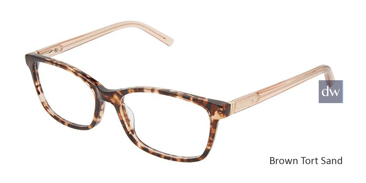 Brown Tort Sand Superflex SF-590 Eyeglasses
