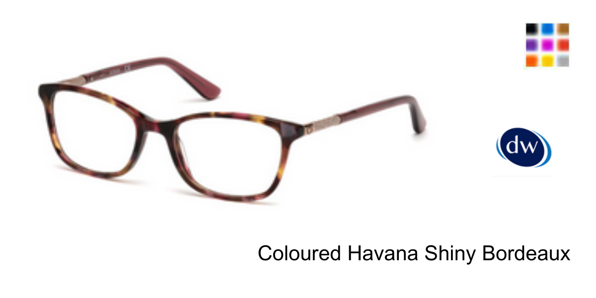 Coloured Havana Shiny Bordeaux