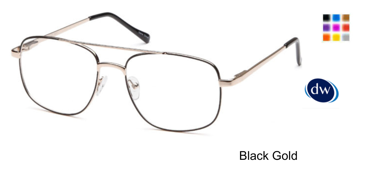 Black Gold Capri Peachtree Olive Eyeglasses
