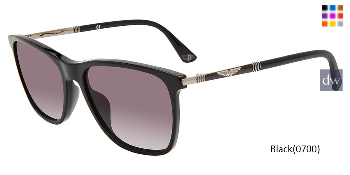 Black (0700) Police SPLD45 Sunglasses.