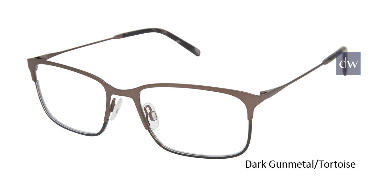 Dark Gunmetal/Tortoise Mini 764009 Eyeglasses.