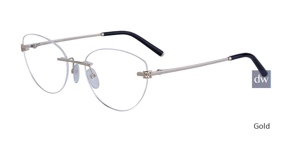 Gold Escada VESC89 Eyeglasses