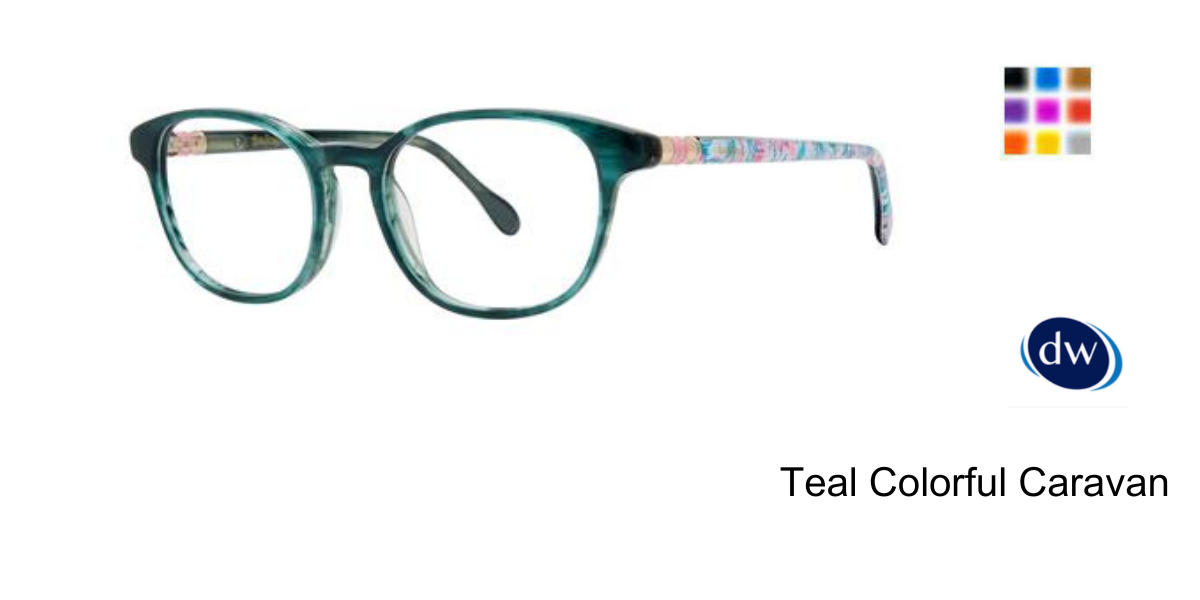 Teal Colorful Caravan