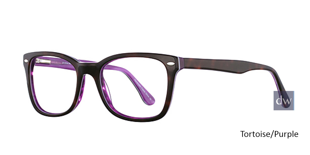 Tortoise /Purple Elan 3008 Eyeglasses.