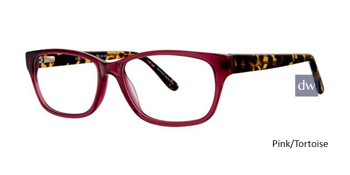 Pink/Tortoise Elan 3031 Eyeglasses.