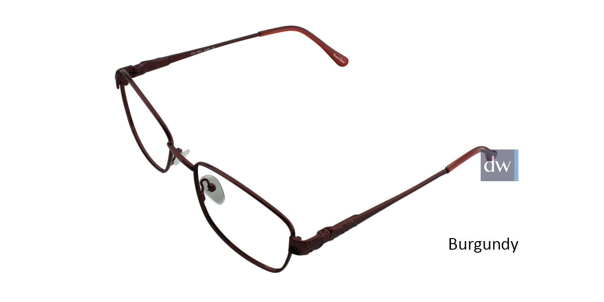 Burgundy CE-TRU 3289 Eyeglasses