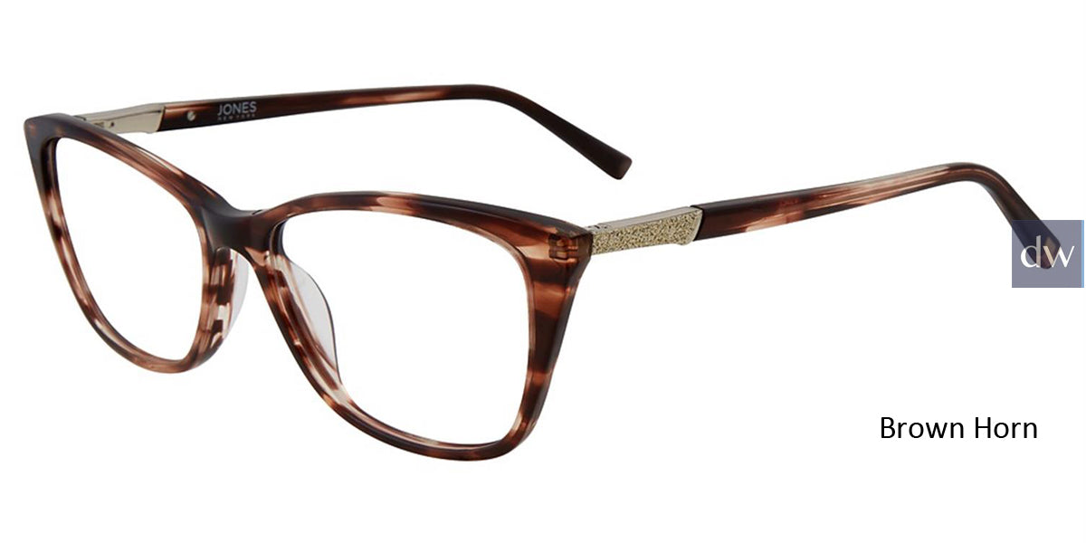 Brown Horn Jones New York J777 Eyeglasses.