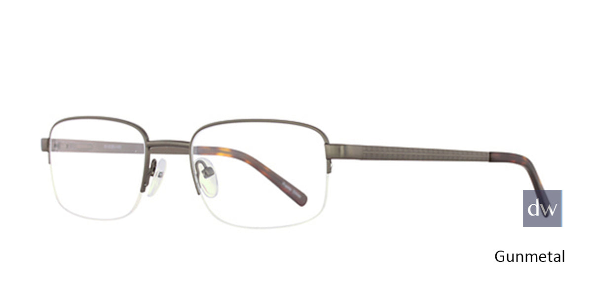 Gunmetal Elan 3409 Eyeglasses.