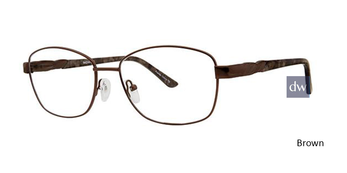 Brown Elan 3417 Eyeglasses.