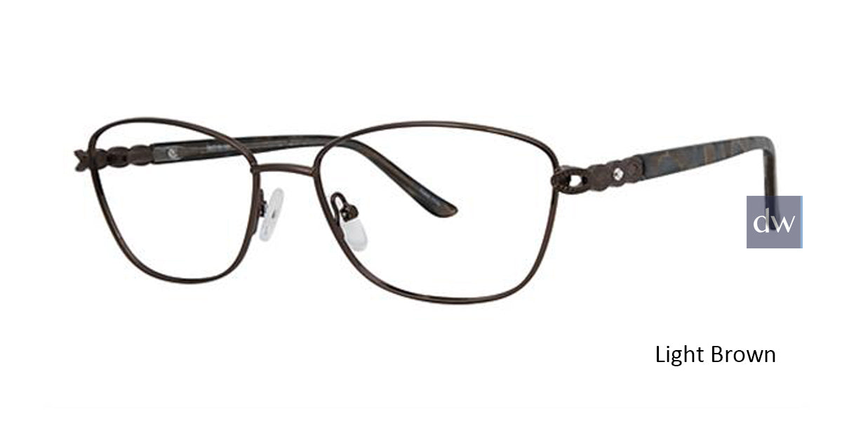 Light Brown Elan 3426 Eyeglasses.