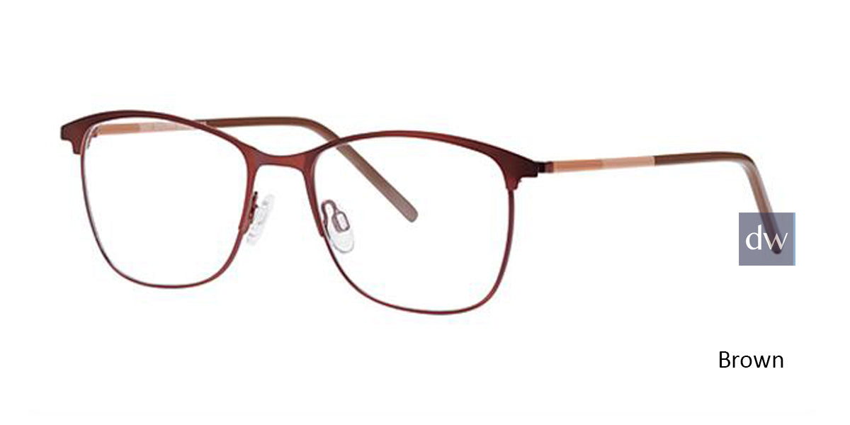 Brown Elan 3427 Eyeglasses.