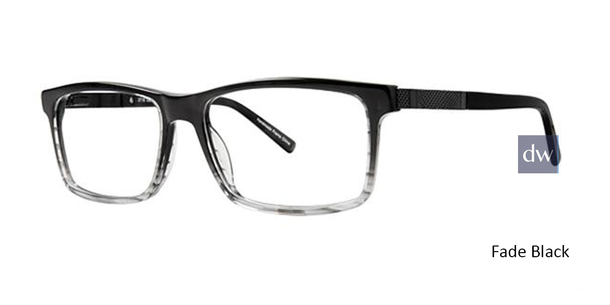 Fade Black Elan 3718 Eyeglasses.