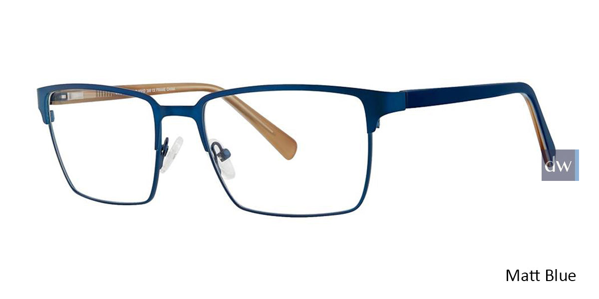 Matt Blue Vivid 396 Eyeglasses