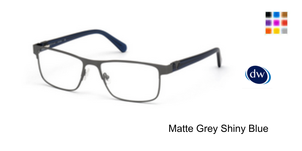 Matte Grey Shiny Blue