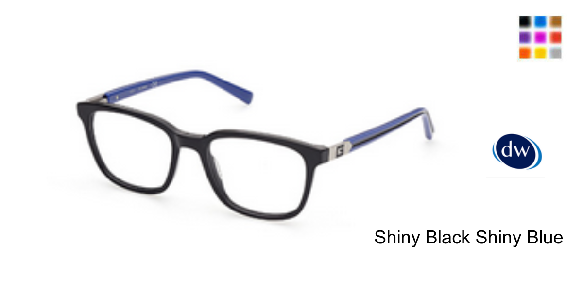 Shiny Black Shiny Blue