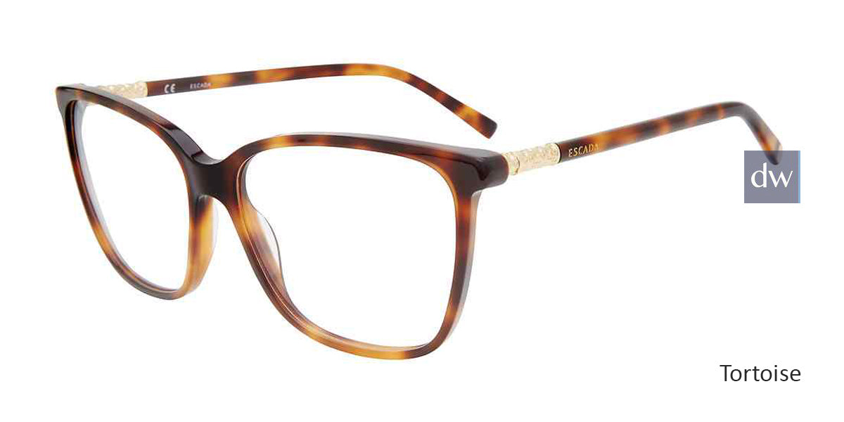 Tortoise Escada VESC58 Eyeglasses