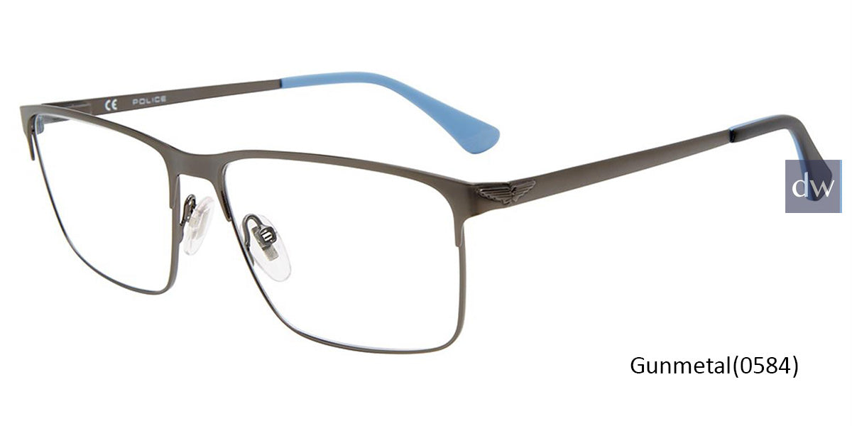 Gunmetal(0584) Police VPLD06M Eyeglasses.