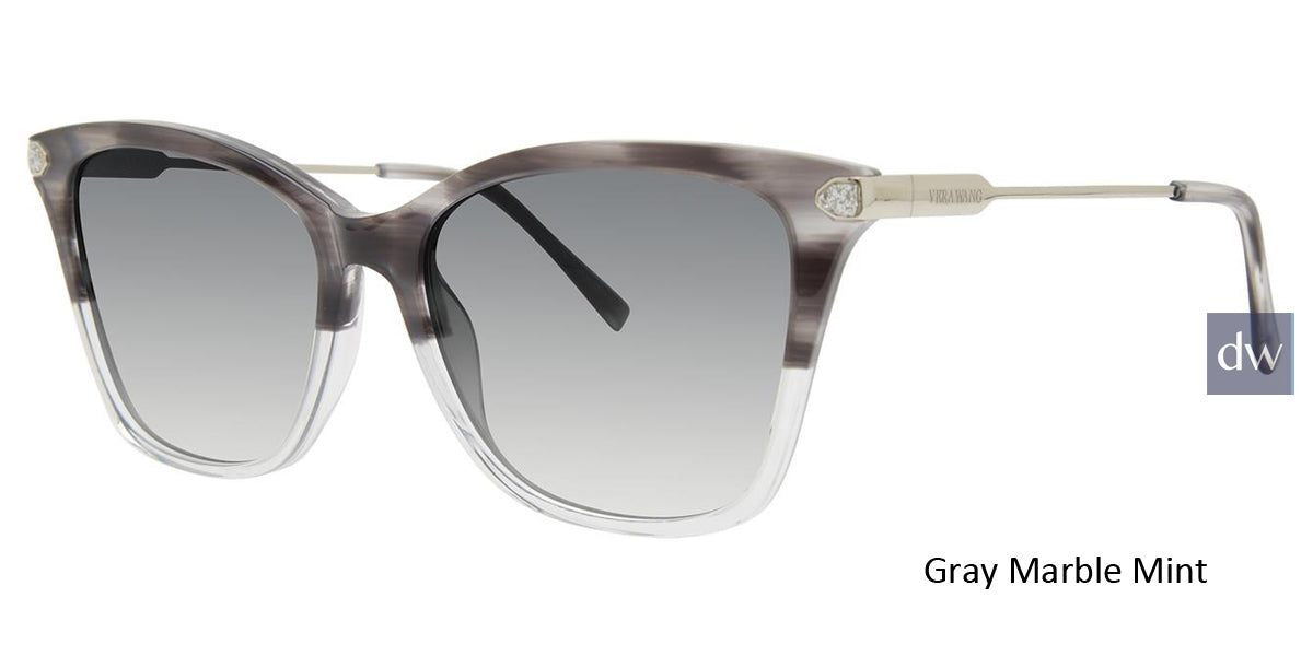 Gray Marble Mint Vera Wang Luan Sunglasses.