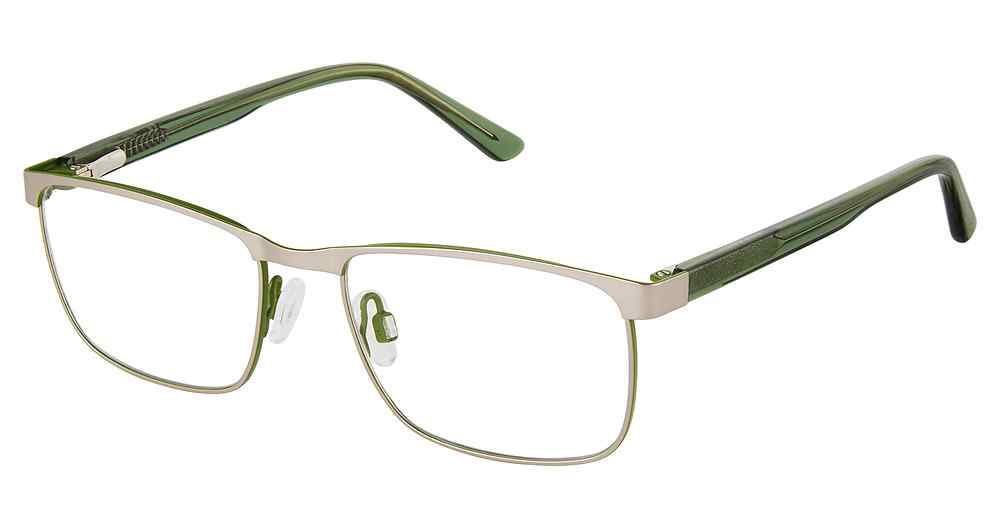 CHARCOAL-GREEN SUPERFLEX-KIDS SFK-263 Eyeglasses