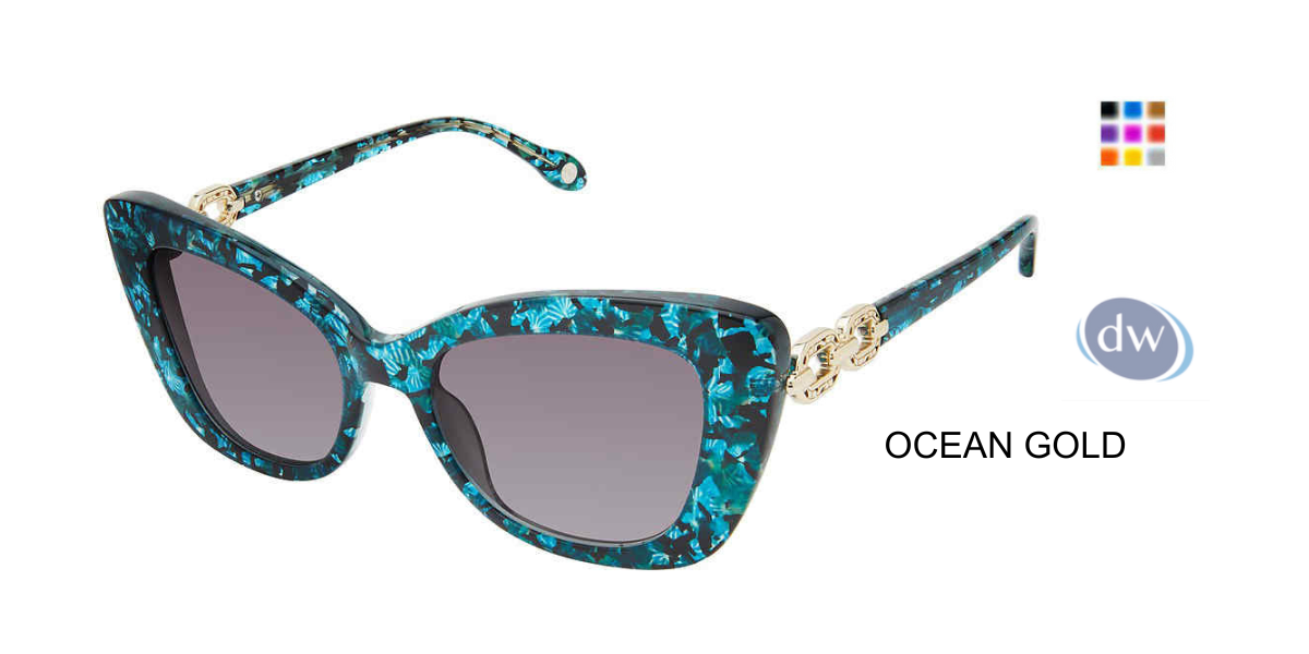 FYSH F-2073 Sunglasses Ocean Gold