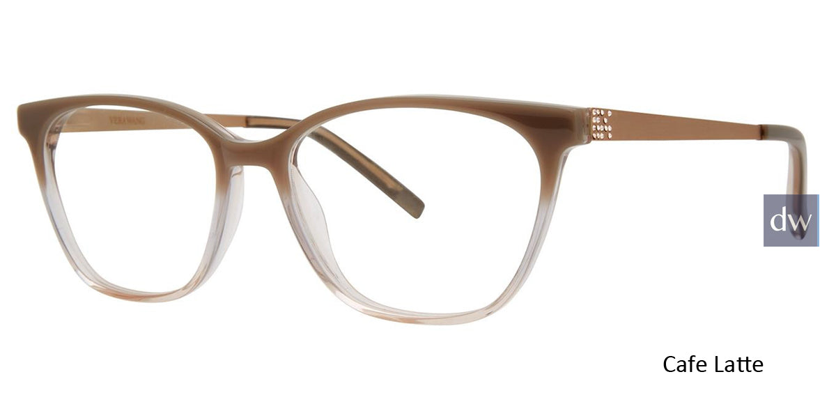Cafe Latte Vera Wang Melrose Eyeglasses.