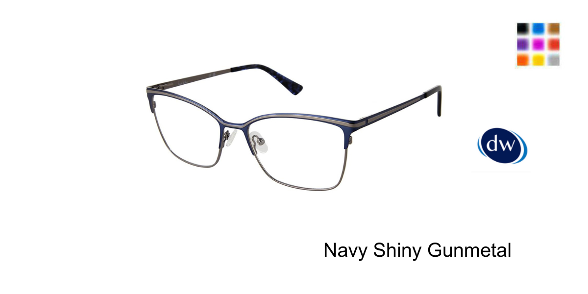 Navy Shiny Gunmetal