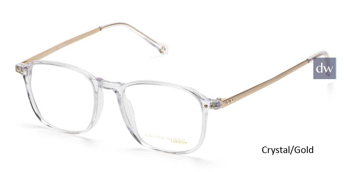 Crystal/Gold William Morris London WM55008 Eyeglasses.