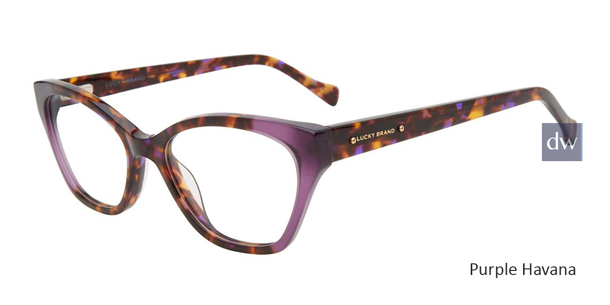 Purple Havana Lucky Brand VLBD237 Eyeglasses