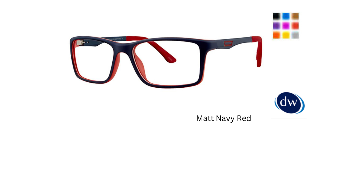 Matt Navy Red