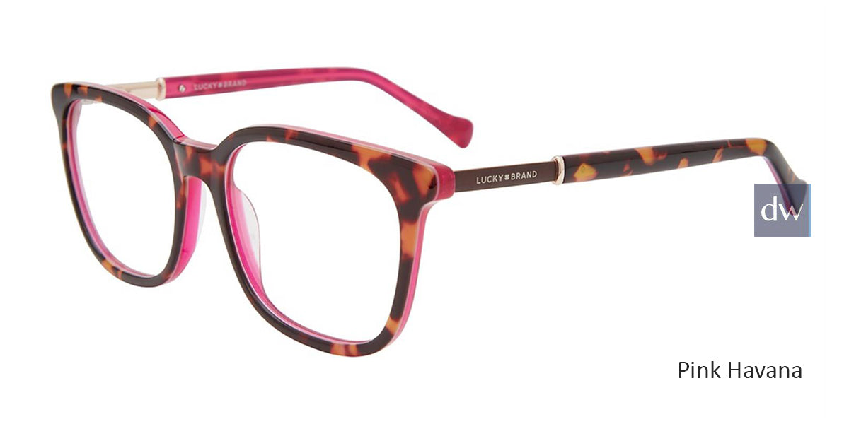 Pink Havana Lucky Brand VLBD234 Eyeglasses
