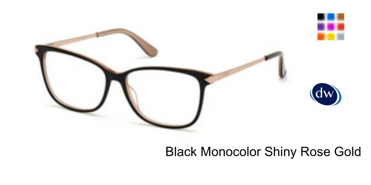 Black Monocolor Shiny Rose Gold