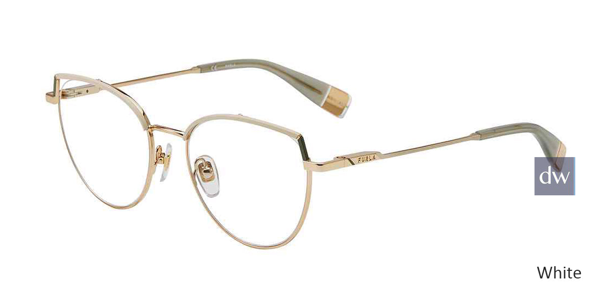 White Furla VFU585 Eyeglasses