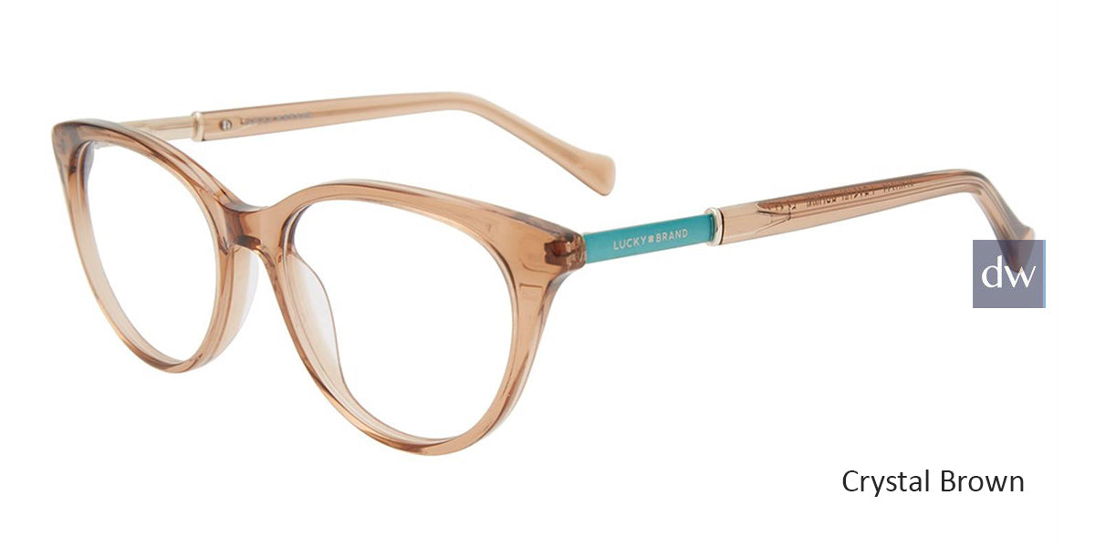 Crystal Brown Lucky Brand VLBD235 Eyeglasses