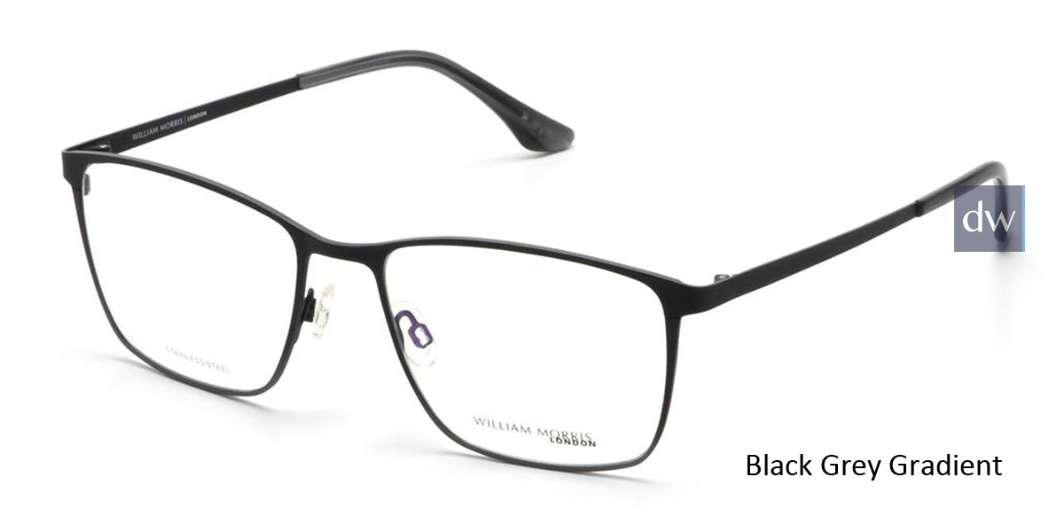 Black Grey Gradient William Morris London WM50196 Eyeglasses.