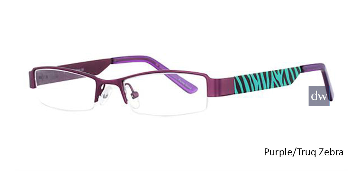 Purple/Truq Zebra K12 4064 Eyeglasses