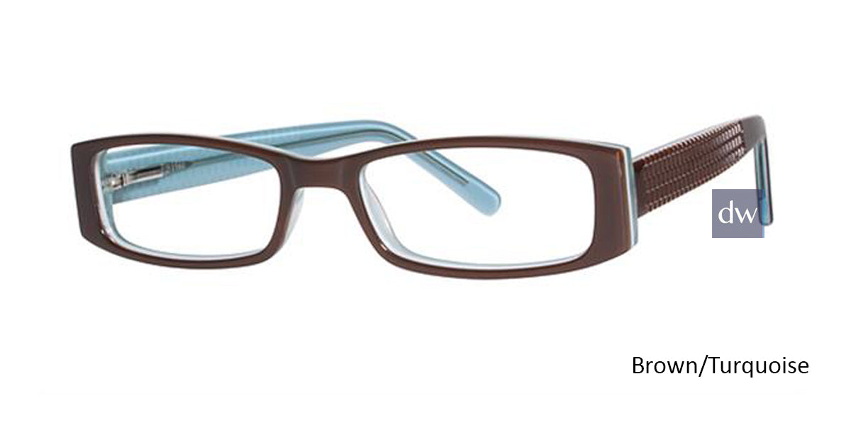Brown/Turquoise K12 4069 Eyeglasses