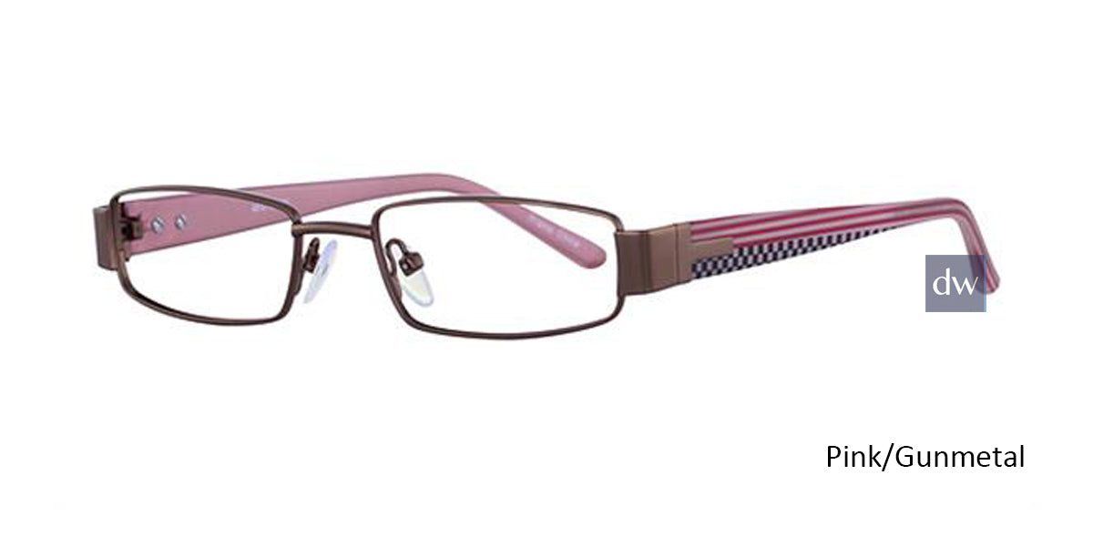 Pink/Gunmetal K12 4072 Eyeglasses