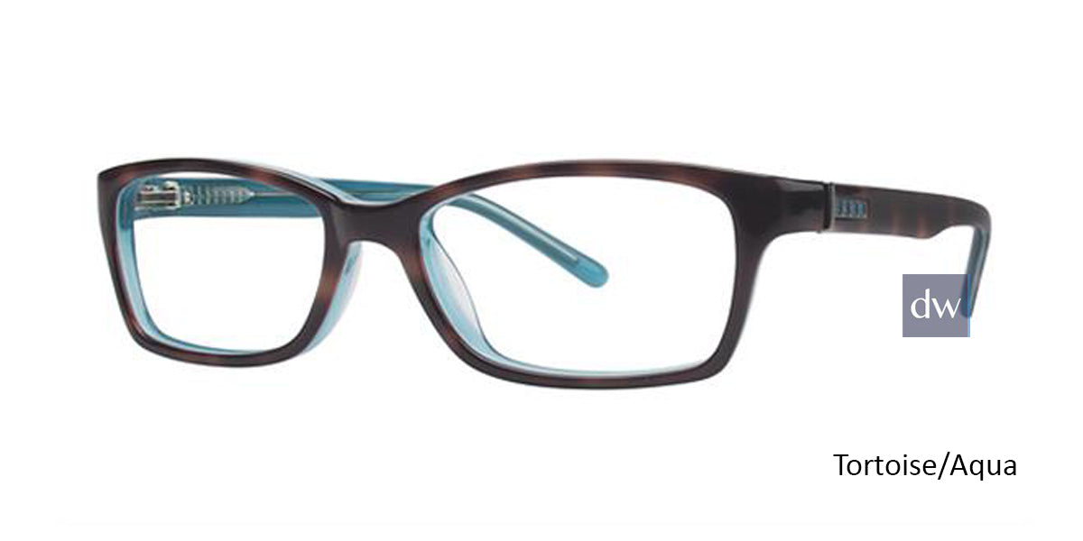 Tortoise/Aqua K12 4082 Eyeglasses