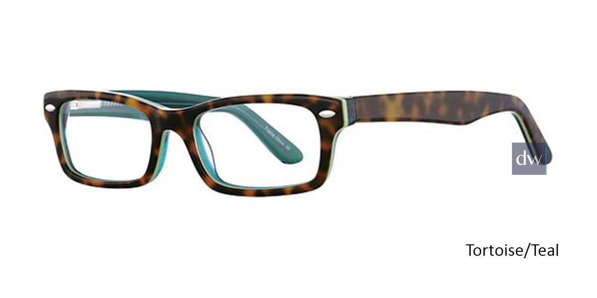 Tortoise/Teal K12 4084 Eyeglasses