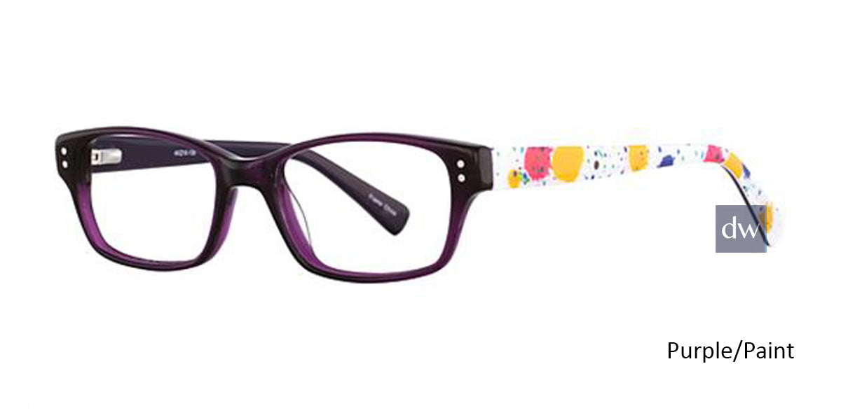 Purple/Paint K12 4089 Eyeglasses