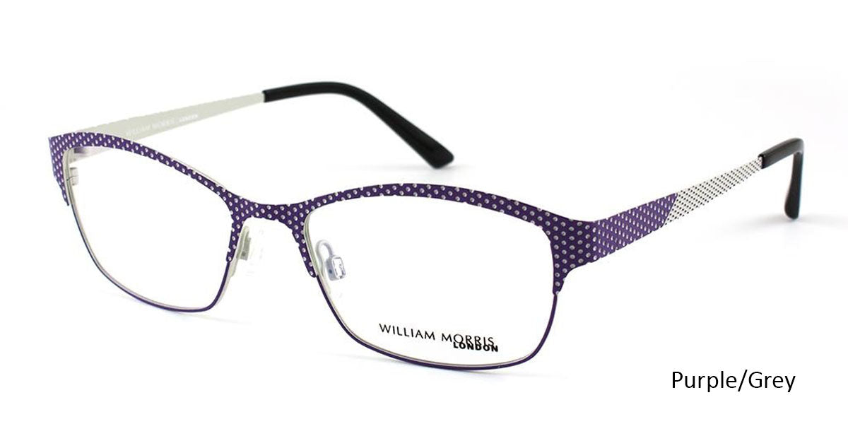 Purple/Grey William Morris London WM4131 Eyeglasses.