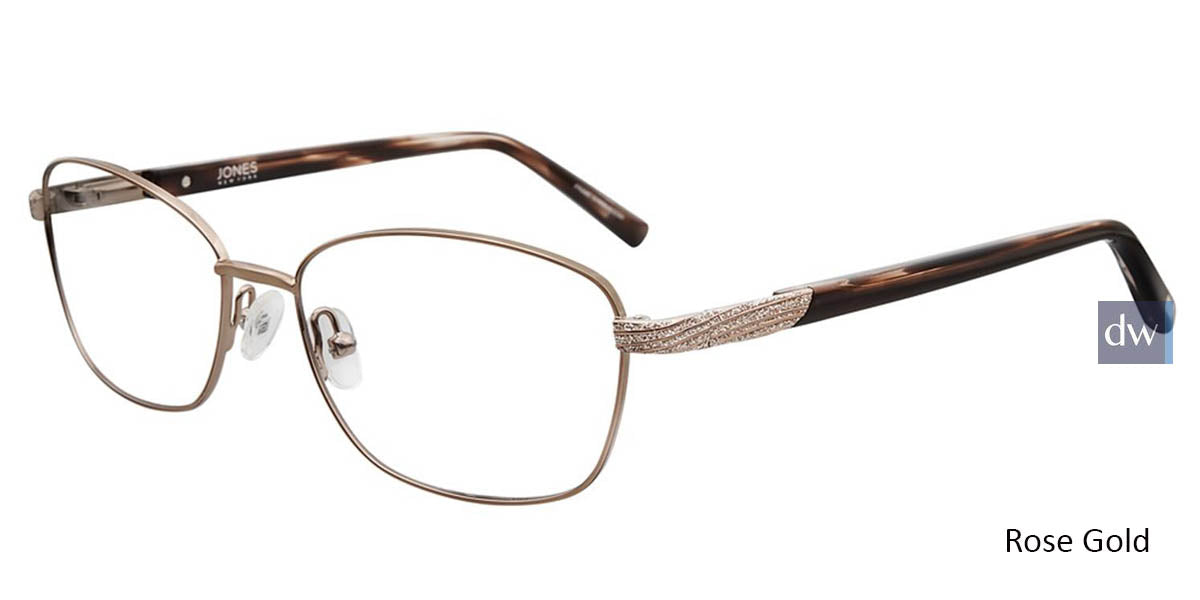 Rose Gold Jones New York J487 Eyeglasses.