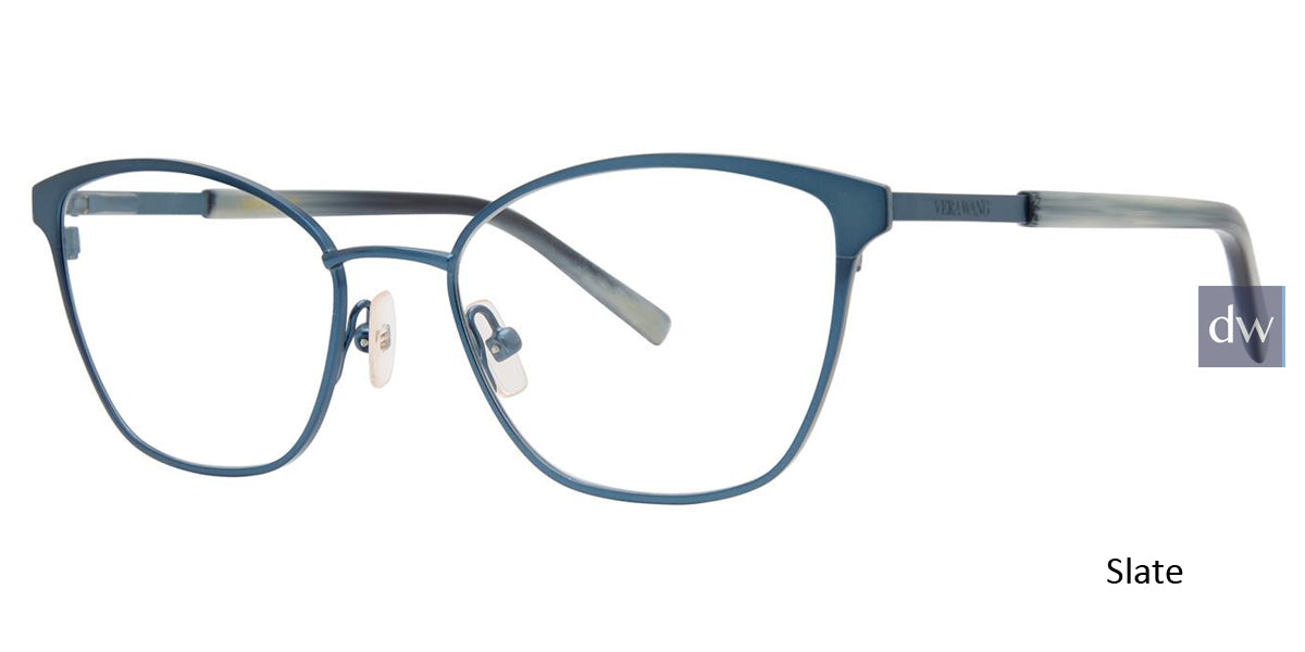 Slate Vera Wang V583 Eyeglasses.
